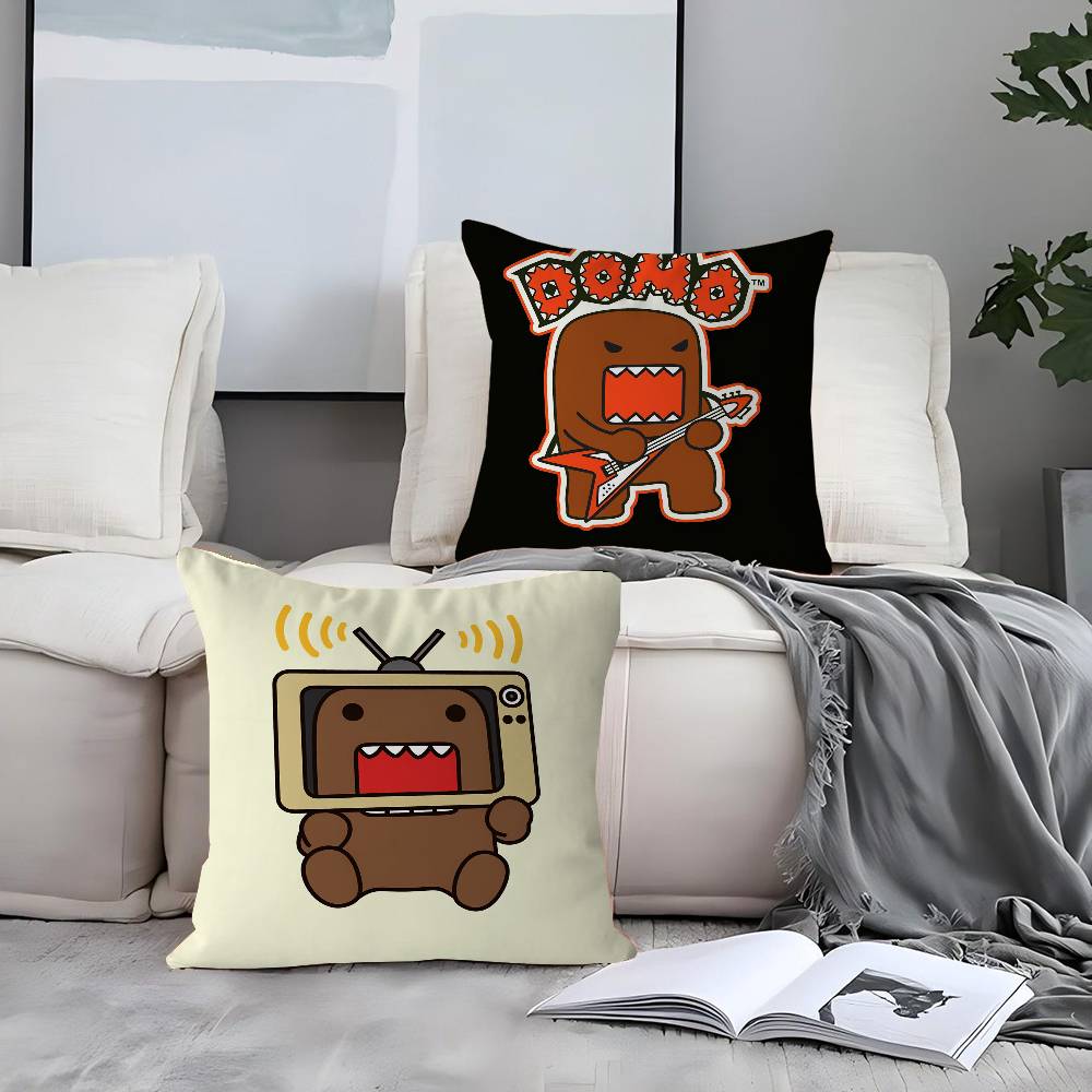 Cute Domo Kun Pillow Gift Home Office Decoration Pillow Bedroom Sofa Car Cushion CoverPillow Case