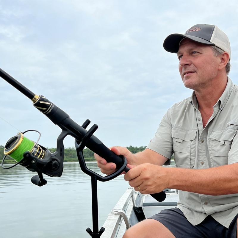 20 Degree Position Fishing Rod Support constructed Strong Metal For Safe rowing And River Angling