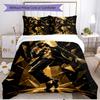 3pcs Duvet Cover Set (1*Duvet Cover + 2*Pillowcase, Without Core), Michael Jackson Print Soft All‑Season Bedding Set, Home Bedroom Decor Gift
