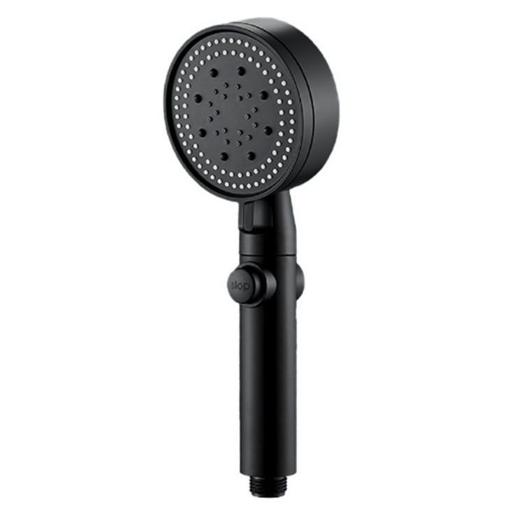 Handheld Lotus Shower Head with Heater and Bracket Set for Bathroom