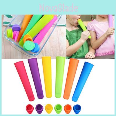 Colorful Silicone Push Up Frozen Stick Ice Cream Molds For Delicious Homemade Treats