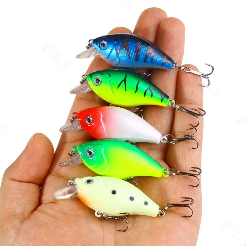 6CM 6.9G Topwater Rocker Lure for Freshwater Realistic Artificial Bait Suitable for Military Fish Red-Eye Bass & Sharpnose Fish