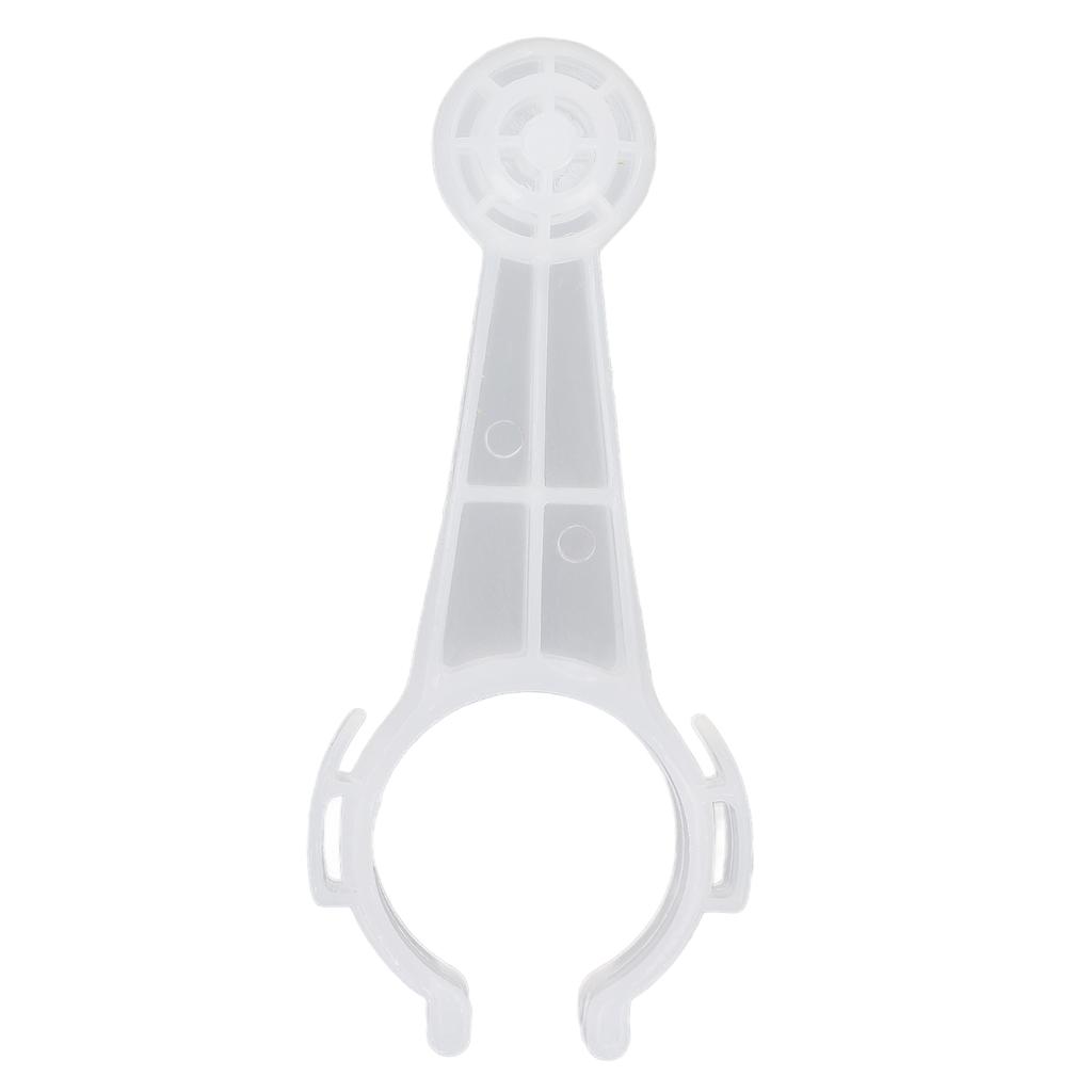 Universal Hose Holder Clip Oxygen Tube Cannula Transparent Fixing Clamp for Hospital