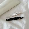 2 Stück Koreanisches Nischen-Design-Gefühl Farbe Bohren Essigsäure Haarnadel Damen Seitenpony-Clip Entenschnabel-Clip Kopfschmuck