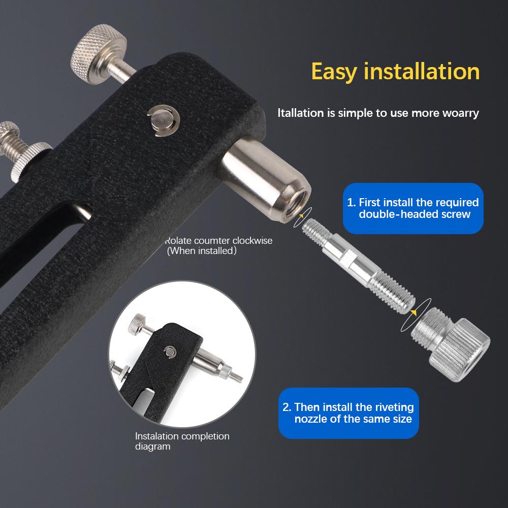 Hand Tools Kit Bolt Nut Remover 160Pcs/Set Bolt Nut Removal Socket Tool Car Tool Repair Kit M3/M4/M5/M6/M8 Manual Nut Pulling Gun Set