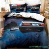 Initial Ae86 Jungen Schlafzimmer Bettwäsche Set Einzelbett Twin Full Queen King Size Aldult Bettbezug 3D Anime Bettlaken Set