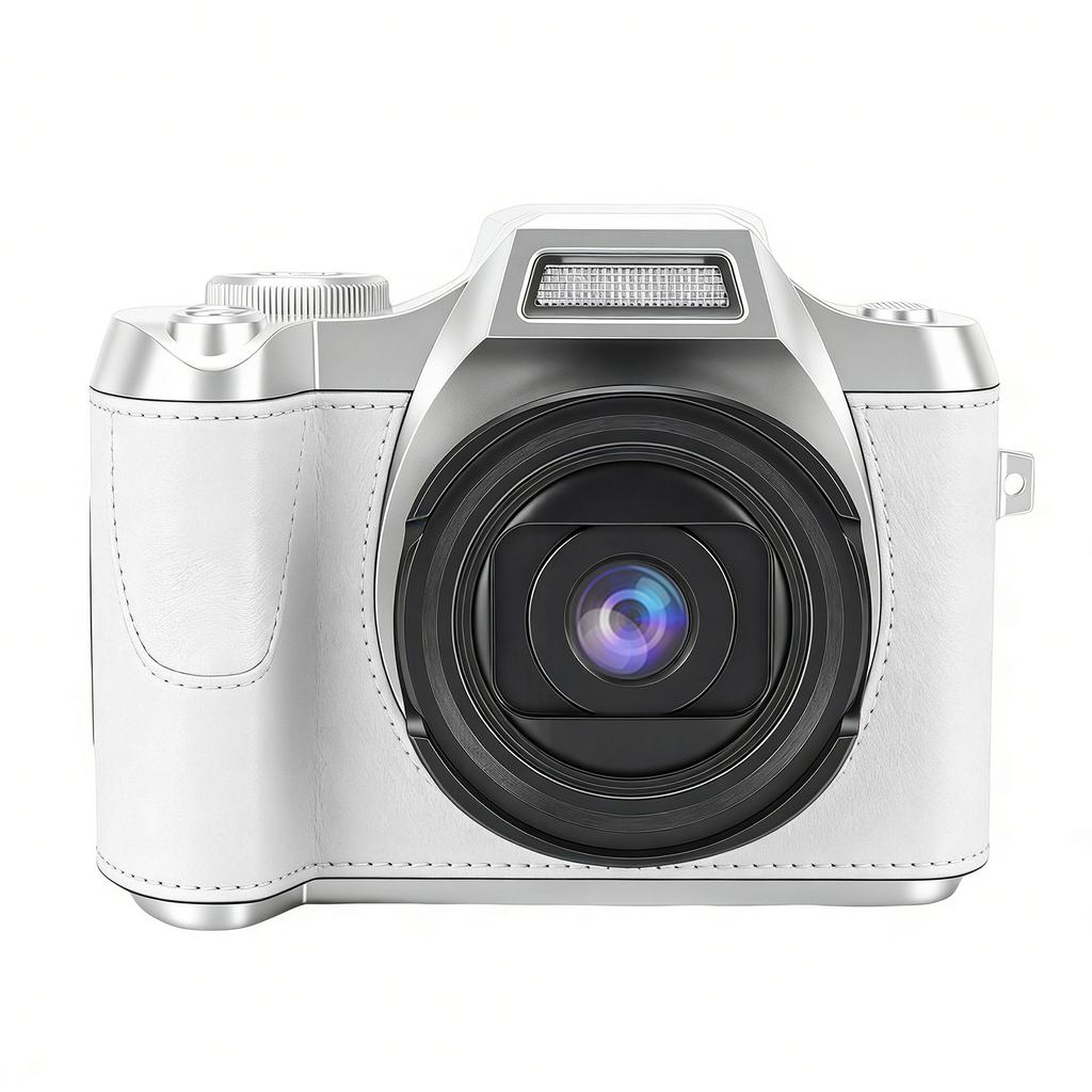 Digital Camera 1080P 48MP 2.4 Inch Screen 18x Zoom Autofocus Camera with Fill Light Keychain for Portrait Landscape