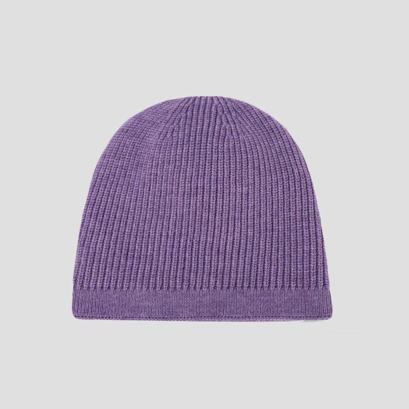 Căciulă Tricotată pentru Bărbați cu Circumferință Mare a Capului Toamnă Iarnă Căciulă Caldă din Lână cu Strat Dublu Căciulă Pulover pentru Călărie în Aer Liber