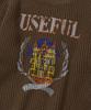 KNITTED Cotton Useful Castle Round Knit Brown