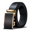 Men's Belt Genuine Leather Business Automatic Buckle Two-layer Cowhide Trendy Young Men's Trousers Belt