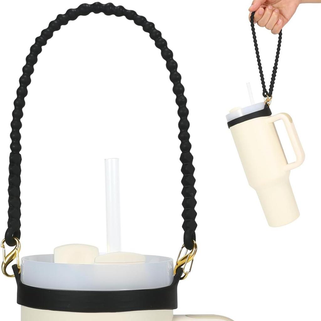Water Bottle Handle Water Bottle Sling Carrier Holder Strap Soft Durable Silicone for Most 8-40oz Bottles for Cup Accessories