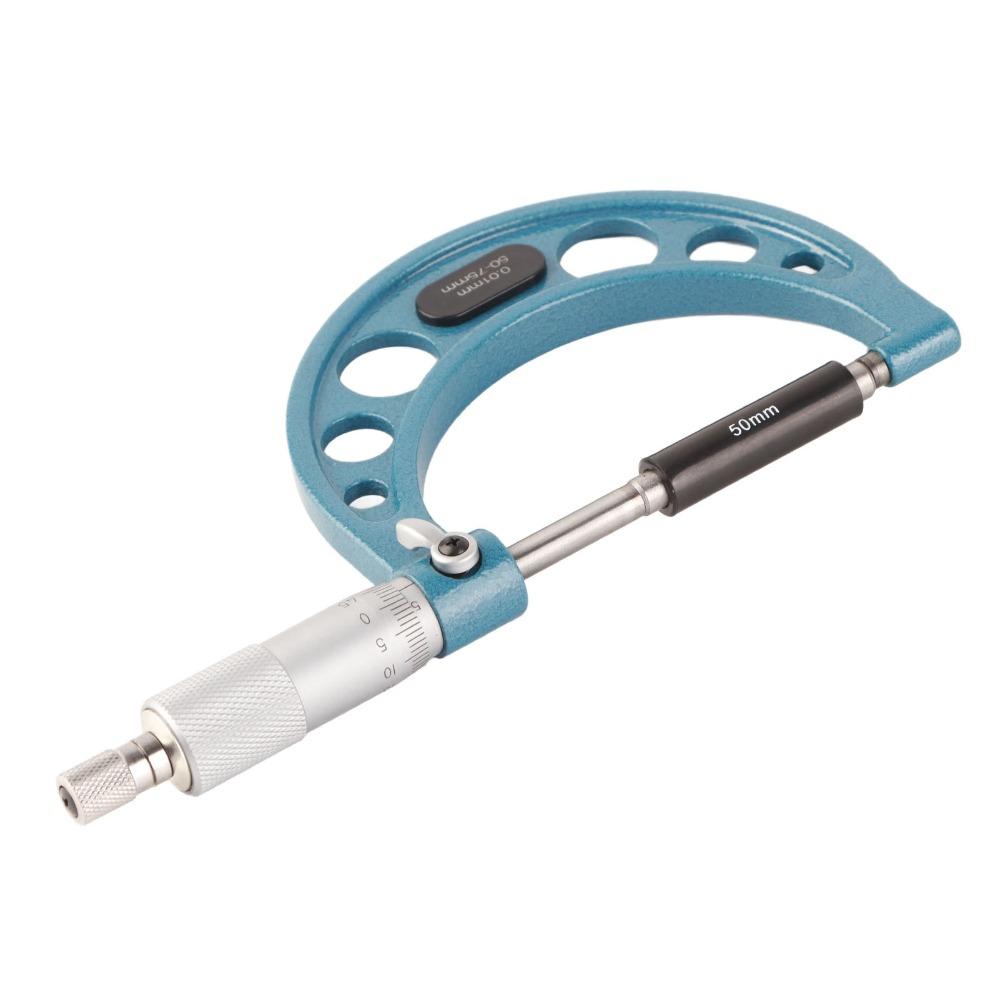 High Accuracy 0.01mm Thickness Measuring Tool Outer Diameter Micrometer For Machinists