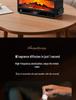 Remote-Controlled Retro Fireplace Aroma Diffuser with Seven-Color Flame and Humidifier
