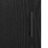 Highboard 2 pcs Black Oak Effect Particleboard