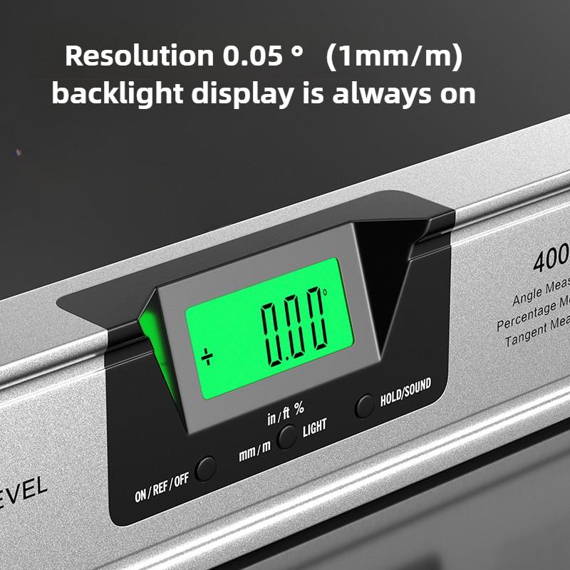 Laser Level Ruler Magnetic Digital Spirit Level Multi-function High Precision Slope Angle Gauging Tool Household Measuring Tools