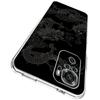 Clear Soft Phone Case For Xiaomi Redmi Note 12 11 9S 9 8 10 Pro+ 7 8T 9C 9A 8A K40 Gaming Cover Dragon Flower Grass Line Art
