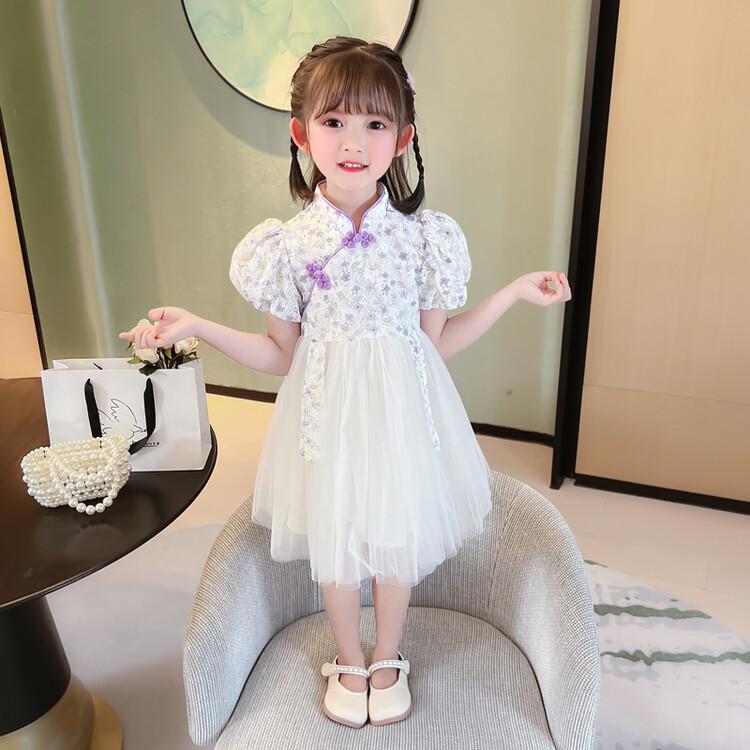 Hanfu Girl Chinese Style Cloth Summer Dress Antique Tang Suit Super Fairy Costume Dress Little Girl Mermaid Princess Skirt Undergarment