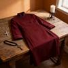Medieval Priest Cosplay Costume For Men With Fourcolor Design For Halloween Party