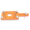 Wood Trimmer Router Base with Limiter Adjustable Grooving Depth Wood Router Slotting Locator Bracket for Woodworking