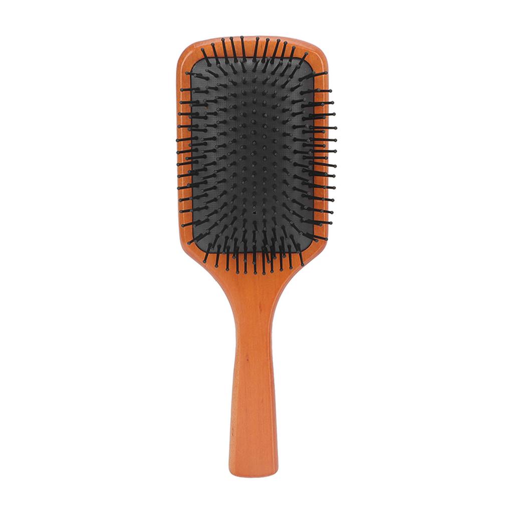 Hair Brush Wooden Massage Wellness Paddle Hairbrush for Detangling Blowdrying Straightening
