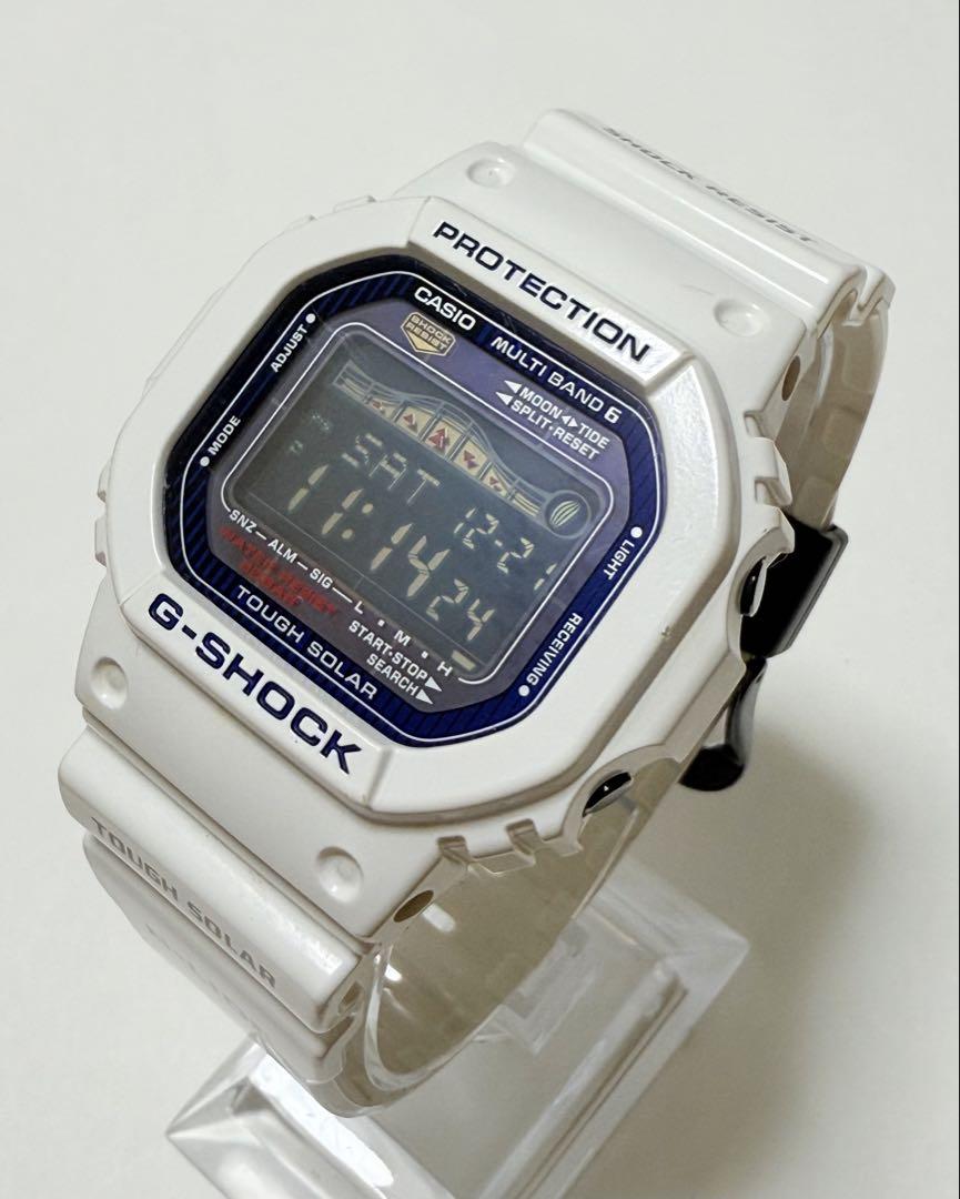 

[USED] G-SHOCK GWX-5600C G-LIDE White Tough Solar Radio-Controlled Watch