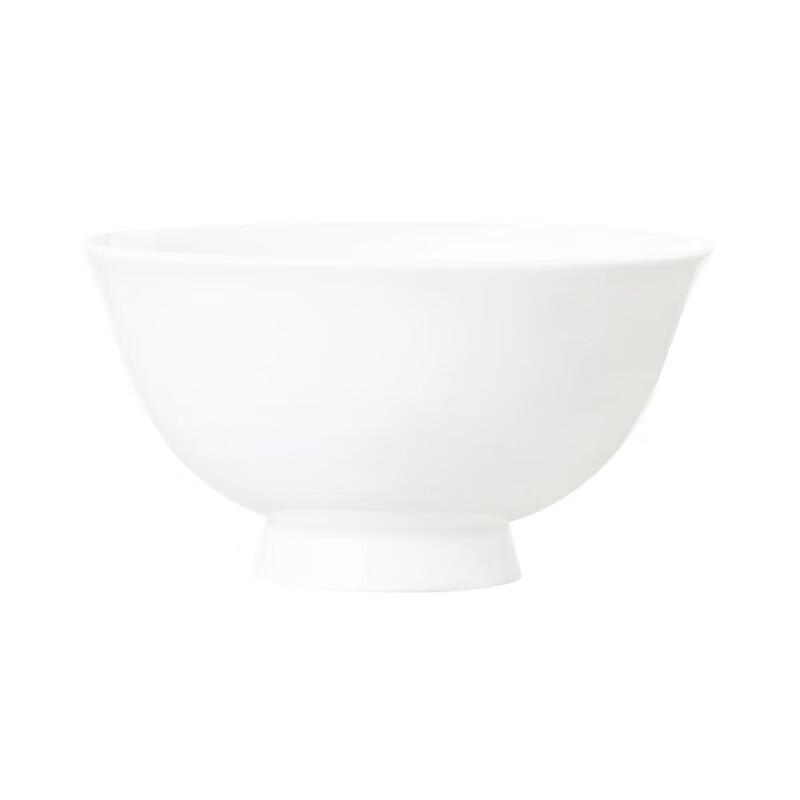 Yipan Pure White Bone China 7-inch Noodle Bowl