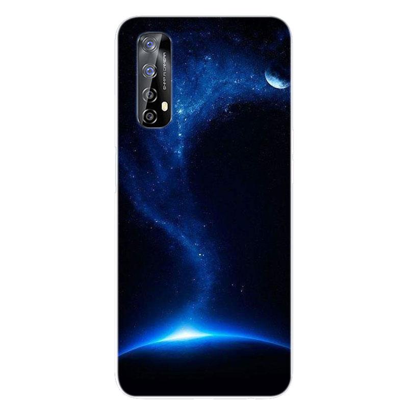 For OPPO Realme 7 Case RMX2151 Bumper Silicone TPU Soft Phone Cover For OPPO Realme 7 RMX2155 Realme7 Case Cartoon Fundas Coque