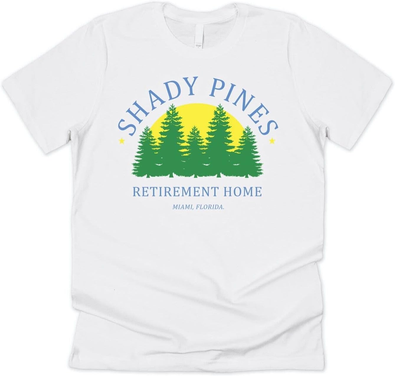 Shady Pines Retirement Home Men T Shirt Tee Funny Golden TV Show Retro Vintage 3XL белый