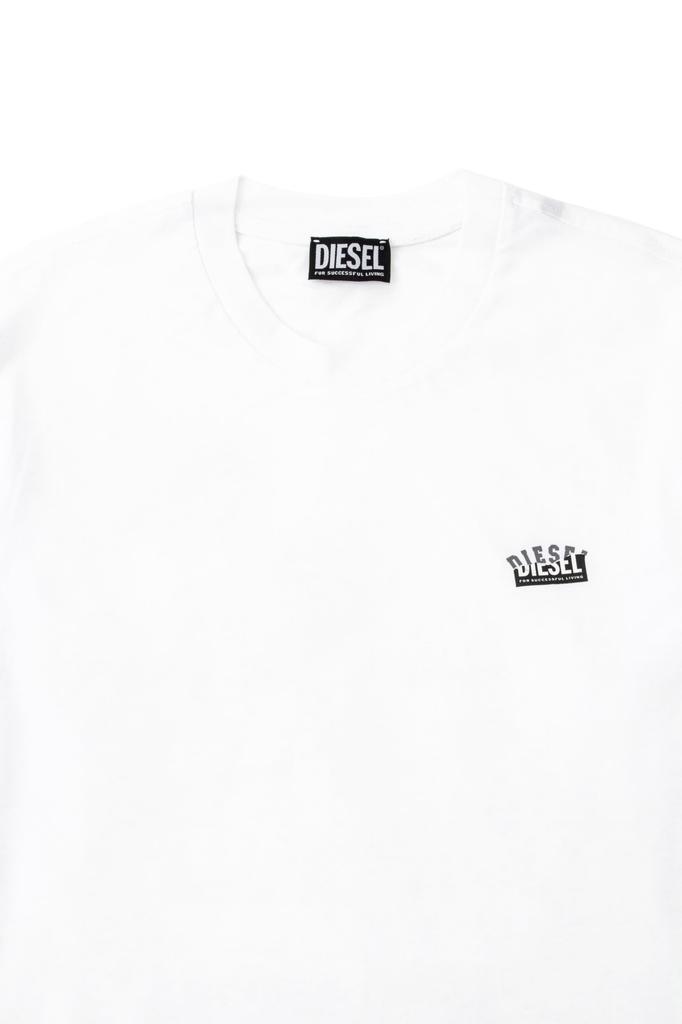 Diesel A15393RPATI 100 Weiß L Herren T-Shirt T-JUST-LS-SITUATION T-SHIRT