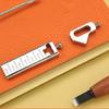 Leather Edging Cutter Locating Tool Leather Craft Trimmer Tool Width Guide Adjustable Metal Positioning Tool