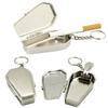 Mini Casket Ashtray With Keychain Pocket Ashtray Portable Ashtray With Lids Travel Car Camping Smoking Ash Organizer Metal Cool