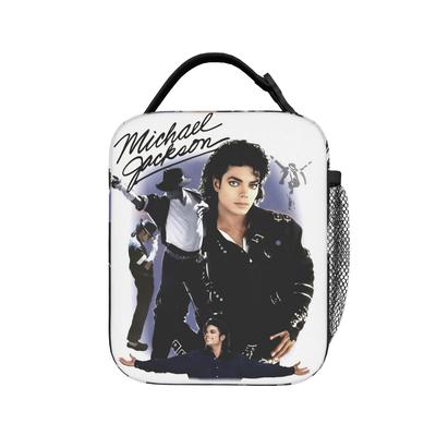 Geantă termică izolată pentru prânz MJ 2026 a cântărețului Michael Jackson pentru birou Geantă portabilă pentru mâncare Bărbați Femei Răcitor termic Cutii de prânz