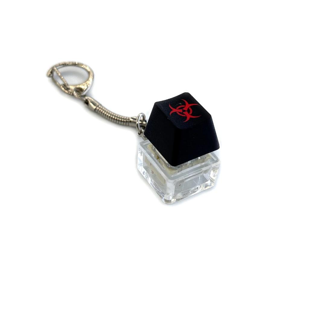 Decompression Keychain Mechanical Keyboard Button Keyring Fingertip Key Cap Pendant Antistress Toy