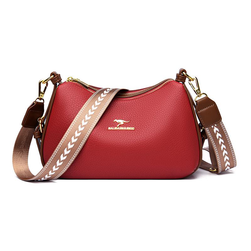 Vysoce kvalitní dámské kožené tašky nové dámské malé crossbody kabelky přes rameno pro ženy špičková módní dámská kabelka