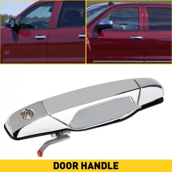 

Door Handle For Silverado 1500 Chrome Chevrolet Front 2007-2013 Outer Left