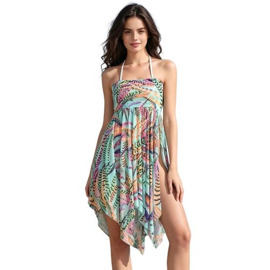 Mini Thin Cover Up Dress Polyester Fiber 81.3 Cm 1 Pc