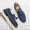 Man Casual Shoe Loafers Leather Shoes for Men Slip-on With Tassels Shipping Free Comfortable Sale New In 2024 Trend Low Price Pu