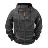 Boys' Solid Color Zipper Raglan Sleeve Fashionable Hoodie Jacket