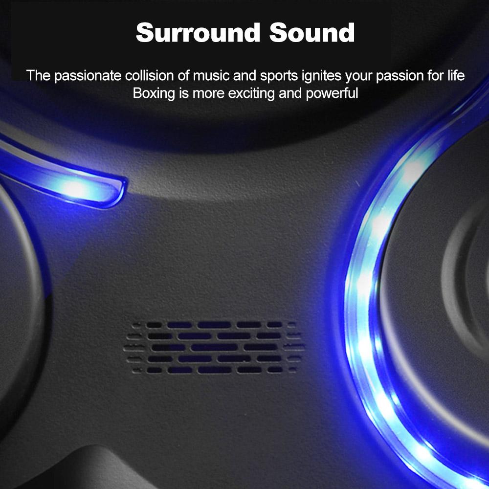 Music Boxing Machine with Gloves, Smart Musical Boxing Machine Wall Mounted Punching Trainer with 7