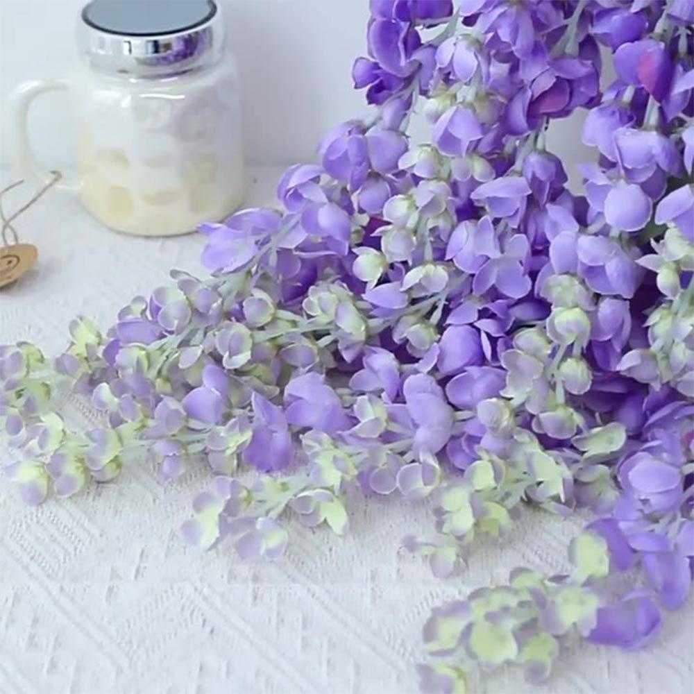 3 Fork Artificial Flower Vine 60cm Long Hanging Rattan Flower  Home Decoration