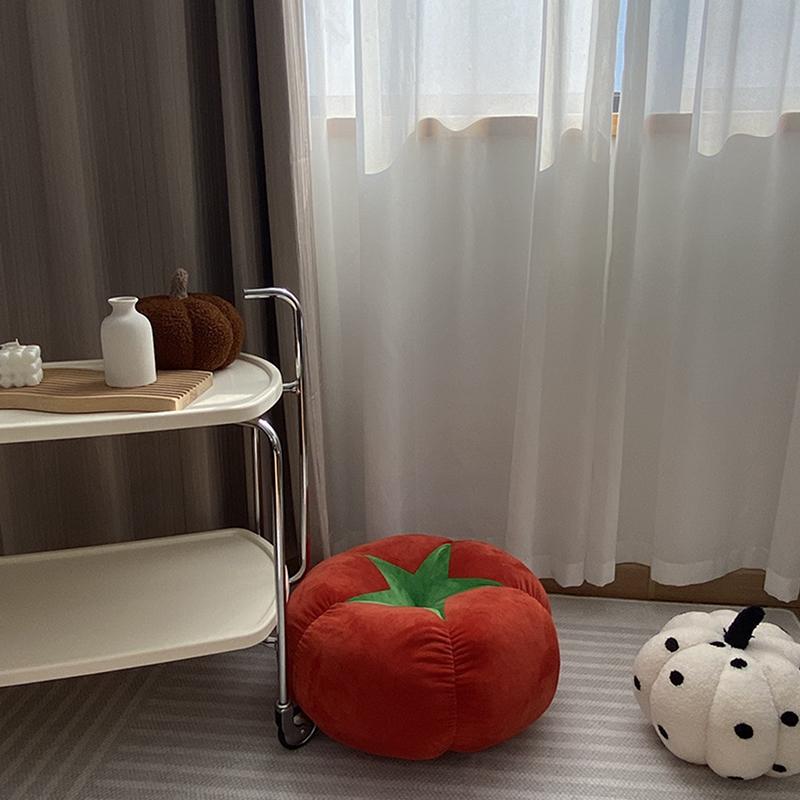 New Sofa Bay Window Cushion Bedroom Room Decoration Ins Style Cute Little Ornaments Mushroom Tomato Cushion Pillow