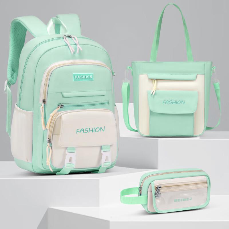Hu Feng Student Water-Repellent Backpack Set