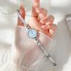 Light Luxury Bracelet Watch, High-End Fritillary Plate Quartz Watch, Women'S Small Stainless Steel With Waterproof Watch