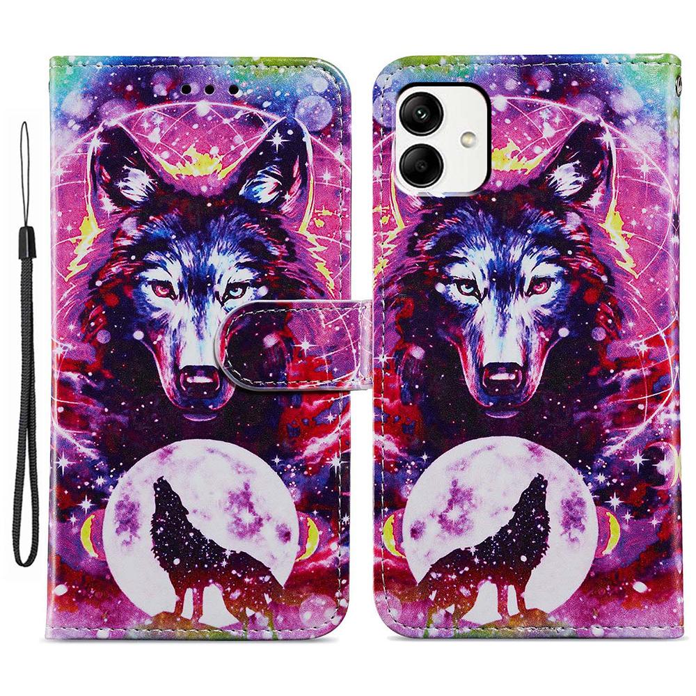 Leather Flip Phone Case For Samsung Galaxy A02S A03 Core A04S A04 A04E A05 A05S A10 A20 A20E A21S A30 Wallet Card Holder Cover