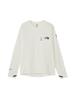 North Cut Sew Expedition Grid Fleece Light Crew Grauweiß WM [The Face] Langarm & T-Shirt