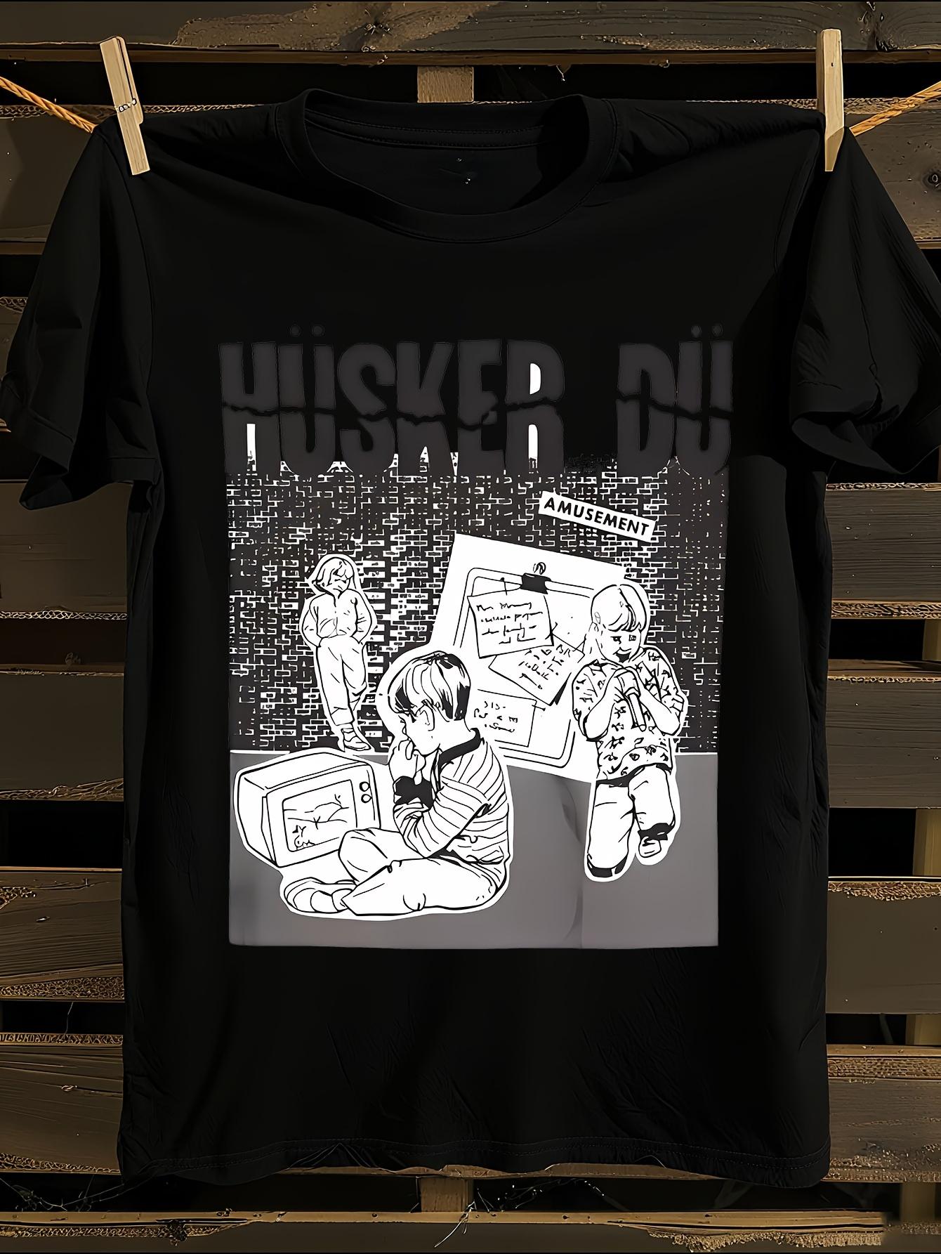 Husker Du Logo T-shirt L