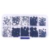 500PCS 1.8mm - 8mm Different Sizes Conductive Silicone Pads Keypad Repair Kit For IR Remote Control Conductive Rubber Buttons