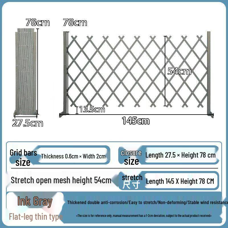 Retractable Anti-Corrosion Wooden Fence