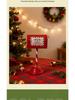 Iron Art Christmas Mailbox Ornament - Festive Indoor Decoration and Gift Stand