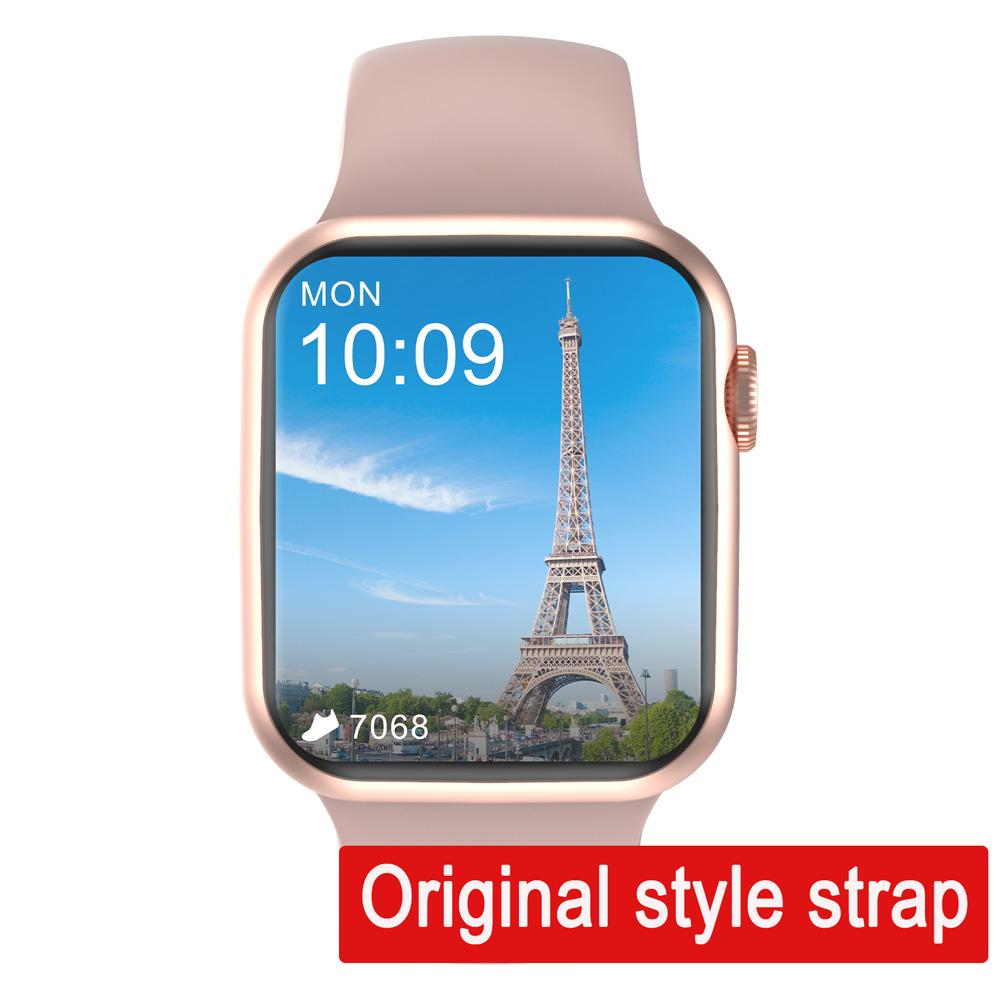 X12 Hw12 Смарт-часы Full Touch Fitness Водонепроницаемые Bluetooth Поворотная кнопка Смарт-часы Часы Монитор сердечного ритма Глобальная версия 1.75inch HW22